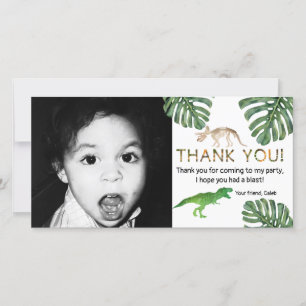 Dinosaures ! Merci de fête d'anniversaire de