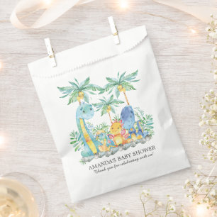 Dinosaures mignons Baby shower Favoriser les sacs