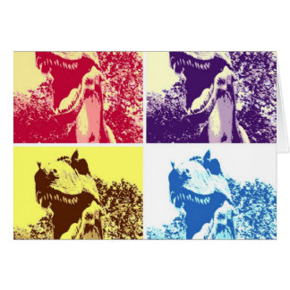 Dinosaures pop-art T-Rex