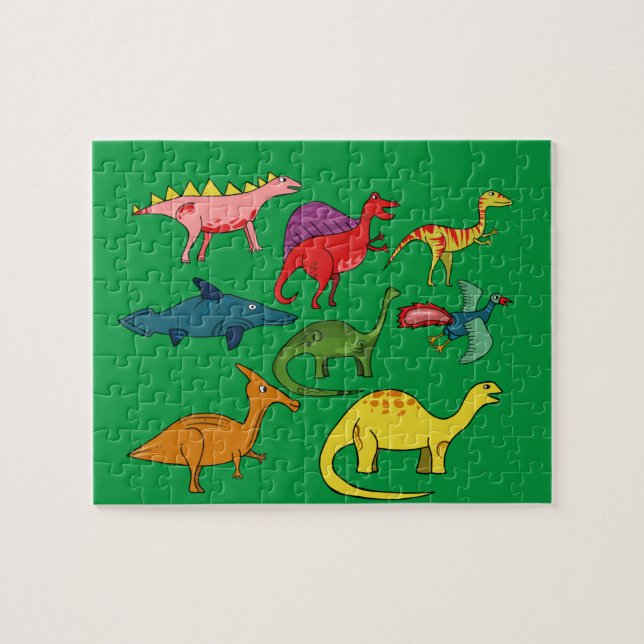 Dinosaures Puzzle de plancher pour enfants (Horizontal)