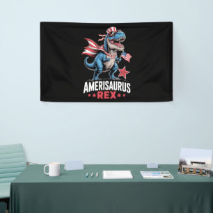 Dinosaurier 4. Juli Amerisaurus T Rex Funny Banner