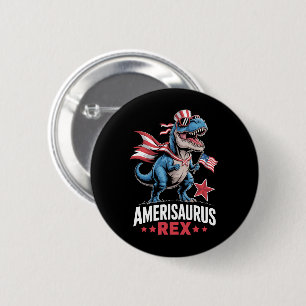 Dinosaurier 4. Juli Amerisaurus T Rex Funny Button