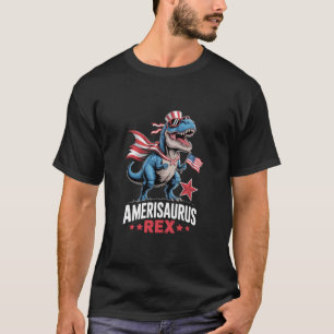 Dinosaurier 4. Juli Amerisaurus T Rex Funny T-Shirt