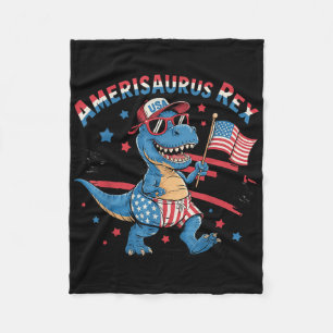 Dinosaurier 4. Juli Männer Frauen Mädchen Amerisau Fleecedecke