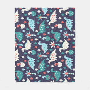 Dinosaurier Adventure Nahtlos Design Fleecedecke