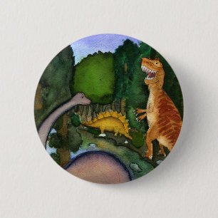 Dinosaurier am Nebenfluss Button