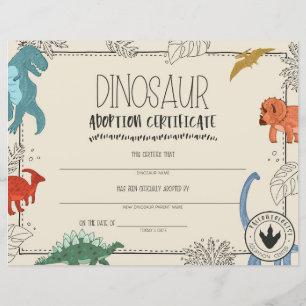 Dinosaurier-Annahmeurkunde
