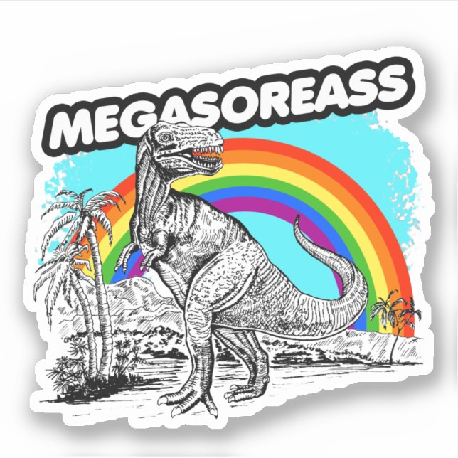 Dinosaurier Aufkleber (Vorderseite)