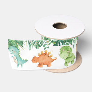 Dinosaurier Baby Shower Birthday Gold Confetti Satinband