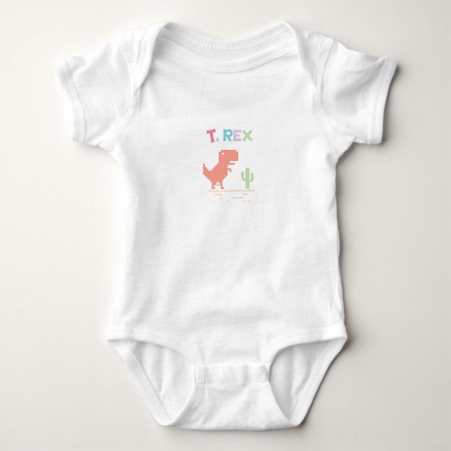 Dinosaurier Baby Strampler (Vorderseite)