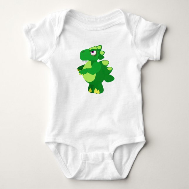 Dinosaurier Baby Strampler (Vorderseite)