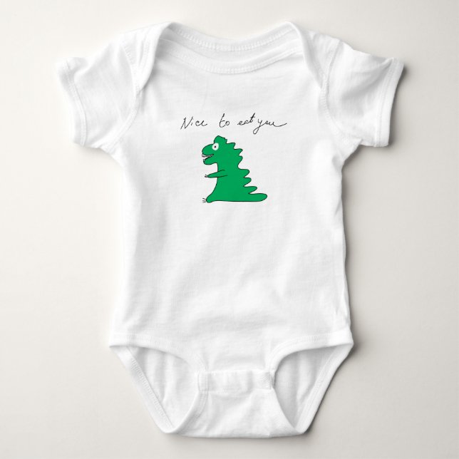 Dinosaurier Baby Strampler (Vorderseite)