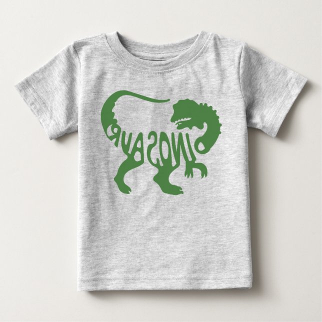 Dinosaurier Baby T-shirt (Vorderseite)