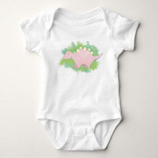 Dinosaurier Babygrow/sleepsuit - Stegosaurus Baby Strampler