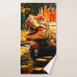 Dinosaurier Badehandtuch