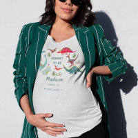 Dinosaurier blaue Babydusche Mami zum Party