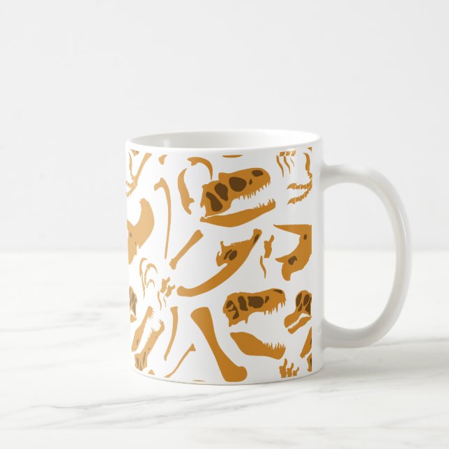 Dinosaurier Bones Kaffeetasse (Rechts)