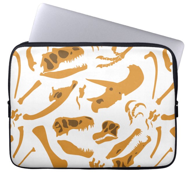 Dinosaurier Bones Laptopschutzhülle (Vorderseite)
