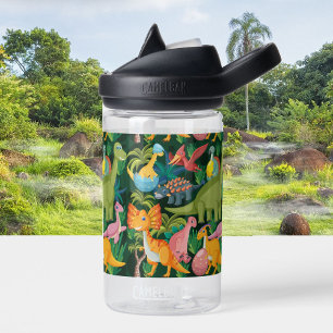 Dinosaurier Boys personalisieren Name Dable Water  Trinkflasche