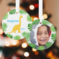 Dinosaurier Brontosaurus Foto Keepake Weihnachten