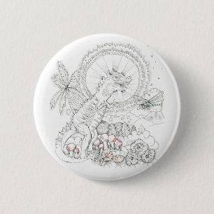 Dinosaurier Button