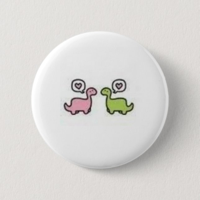 Dinosaurier Button (Vorderseite)