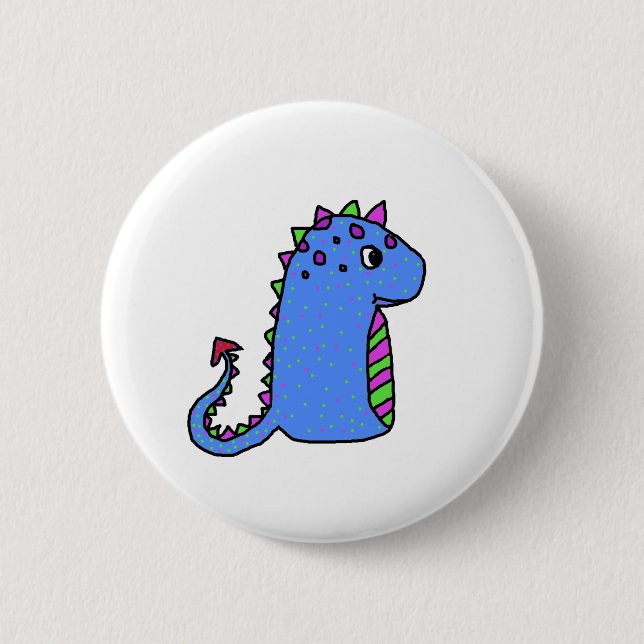 Dinosaurier Button (Vorderseite)