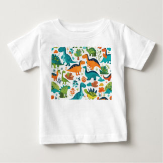Dinosaurier-Charakterkleidung Baby T-shirt