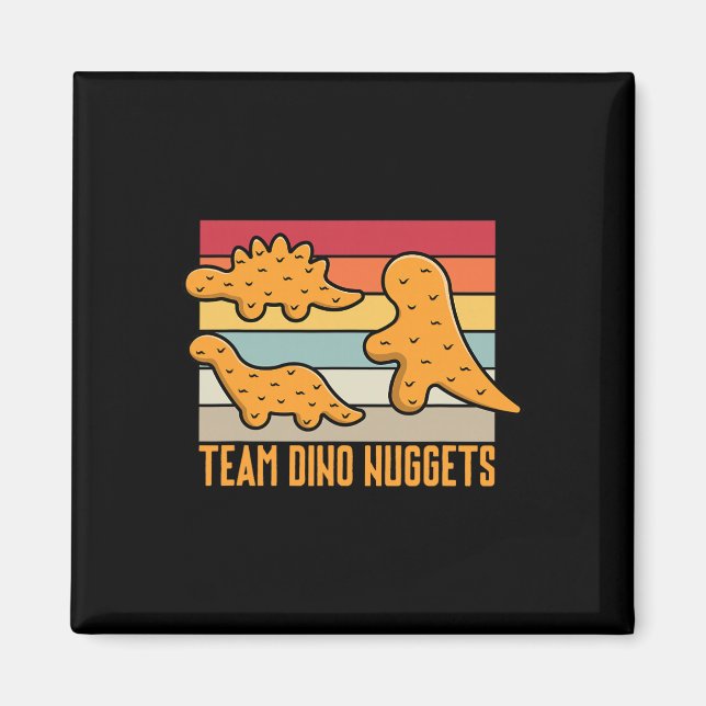 Dinosaurier Chicken Nugget Plüsch Dino Chicken Nug Magnet (Vorne)
