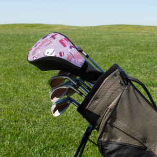 Dinosaurier, Cute Dinosaurier, Sterne, Raumschiff Golf Headcover