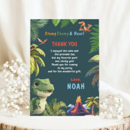 Dinosaurier Dankeskarte