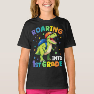Dinosaurier der 1. Klasse, um zurück zur Schule zu T-Shirt