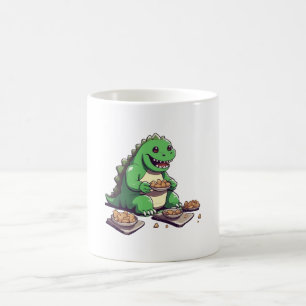 Dinosaurier-Diät morgen Kaffeetasse