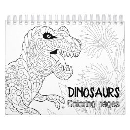 Dinosaurier, die Seiten färben Kalender