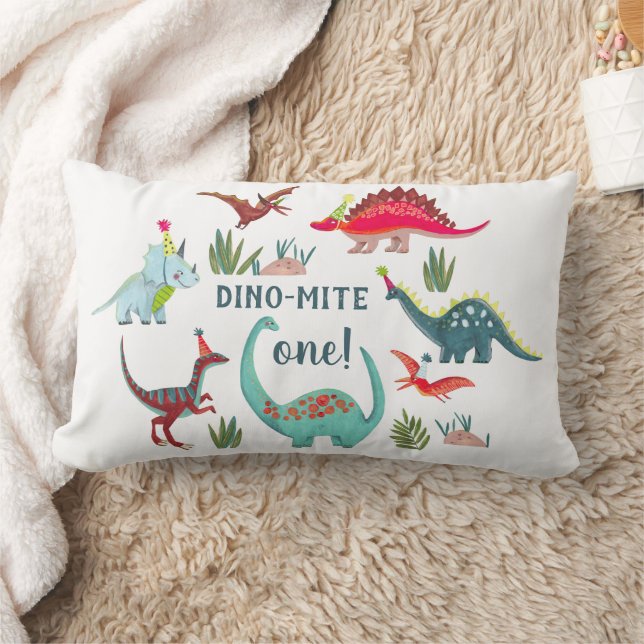 Dinosaurier-Dino-Milbe Lendenkissen (Decke)