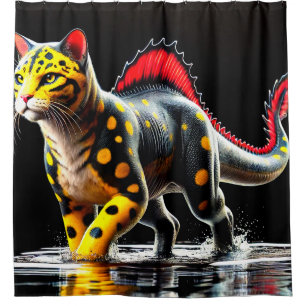 Dinosaurier Duschvorhang