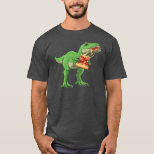 Dinosaurier Eating Pizza Pizzasaurus Tre Food Lieb T-Shirt