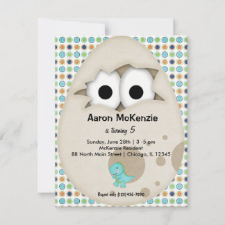 Dinosaurier Egg Einladung