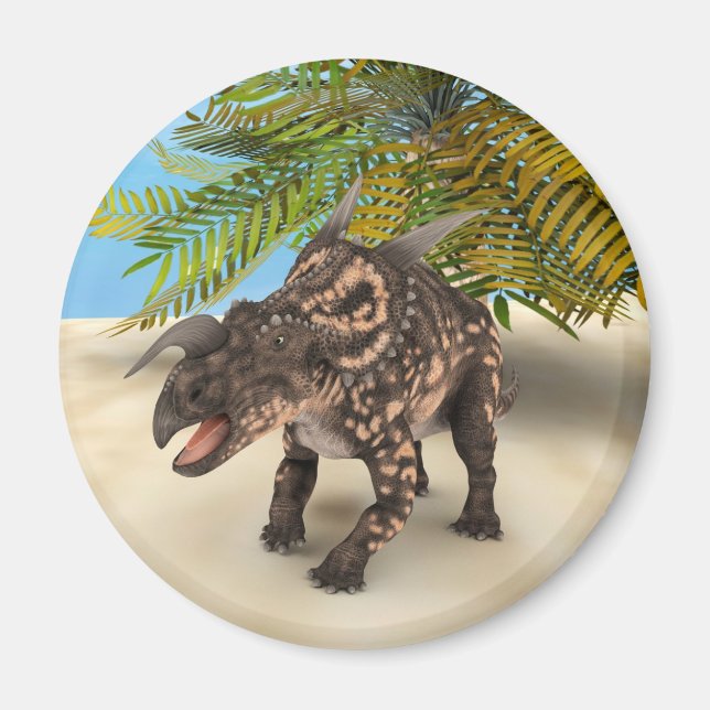 Dinosaurier Einiosaurus Magnet (Vorne)