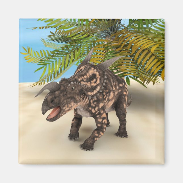 Dinosaurier Einiosaurus Magnet (Vorne)
