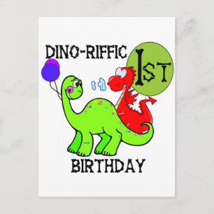 Dinosaurier Erstgeburt - Hemden und Geschenke Postkarte