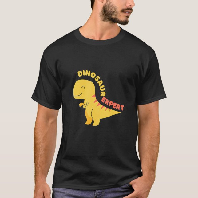 Dinosaurier Expert Kids 1 T-Shirt (Vorderseite)