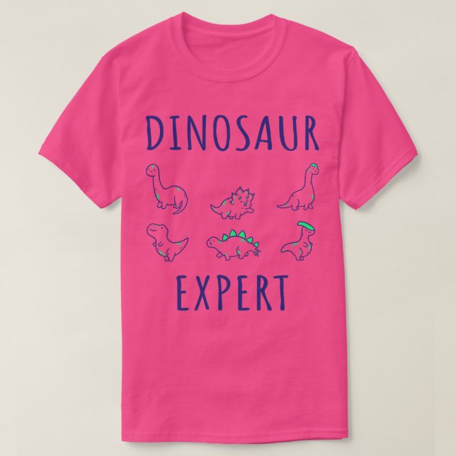 Dinosaurier Experte IV T-Shirt (Design vorne)