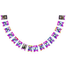 Dinosaurier farbenfrohe Happy Birthday Banner