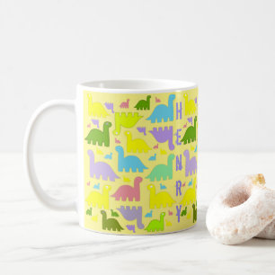 Dinosaurier Farbige Tasse