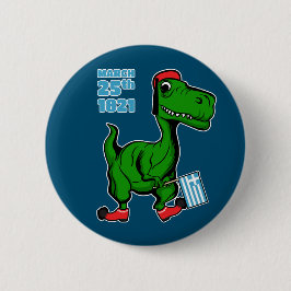 Dinosaurier feiert die griechische Unabhängigkeit  Button