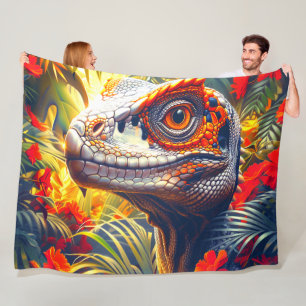 Dinosaurier Fleecedecke