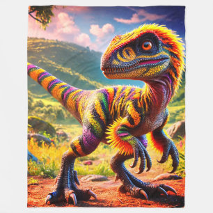 Dinosaurier Fleecedecke
