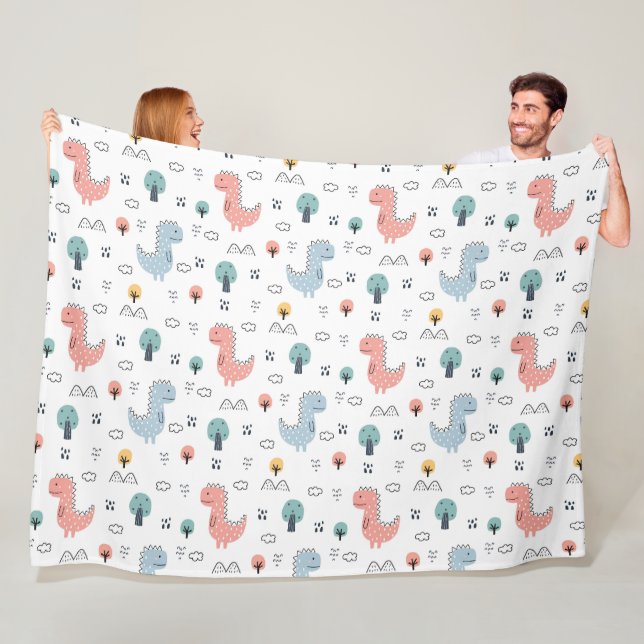 Dinosaurier! Fleecedecke. Fleecedecke (Beispiel)
