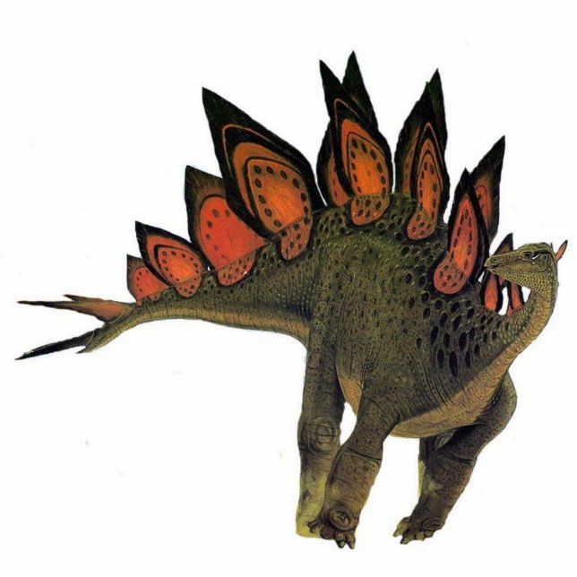 Dinosaurier-Foto-SkulpturStegosaurus Gregory Paul Freistehende Fotoskulptur (Vorne)